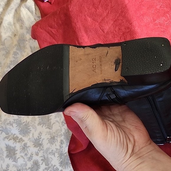 Fashion Comfort black leather knee high boots - Picture 6 of 12